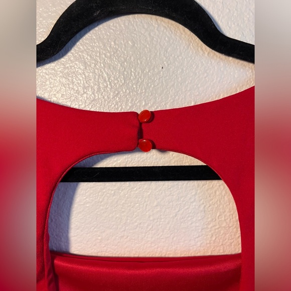 Blue Blush Red Cutout Back Bodycon Dress - Size M - NWOT - Picture 4 of 7